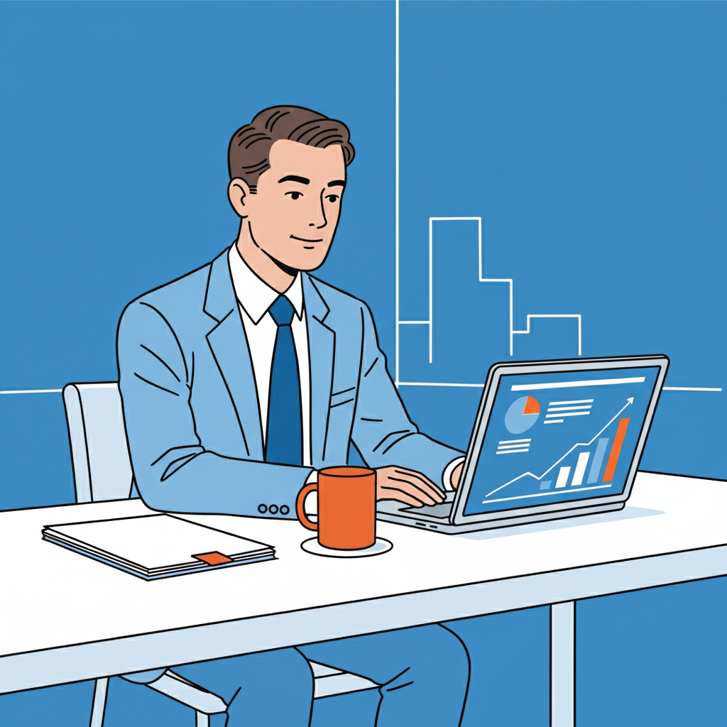 Marketing operations manager reviewing campaign performance dashboards and attribution data