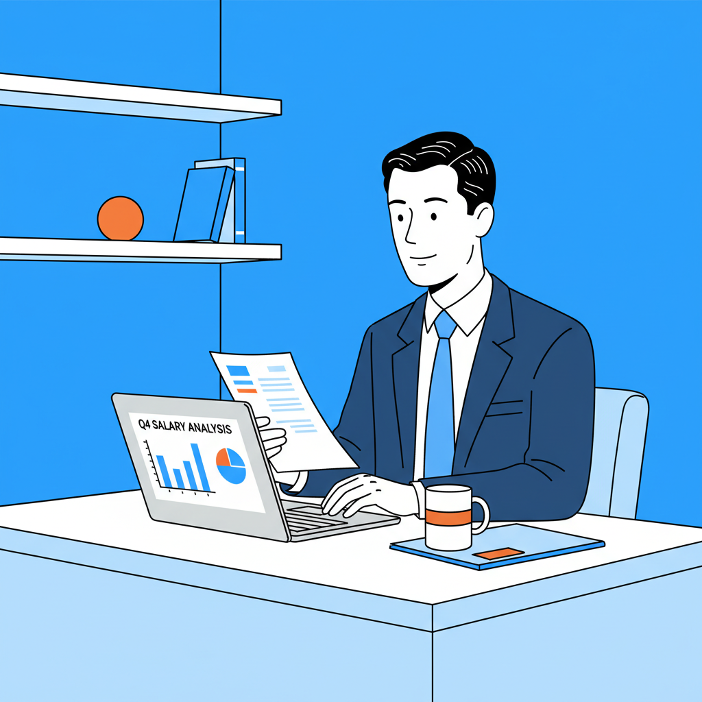 Revenue operations manager reviewing pipeline data and GTM reporting dashboards