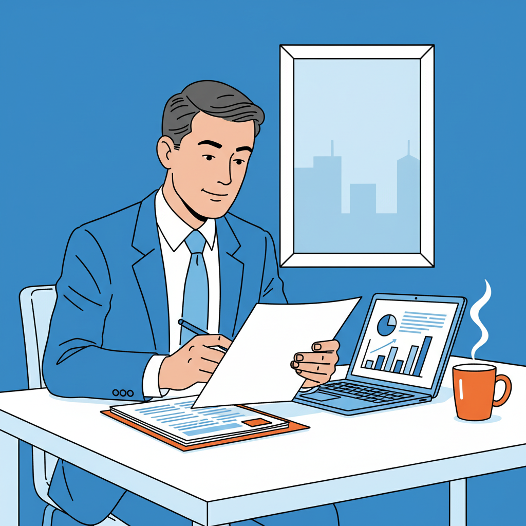 Sales operations manager reviewing pipeline data and CRM dashboards at a SaaS company